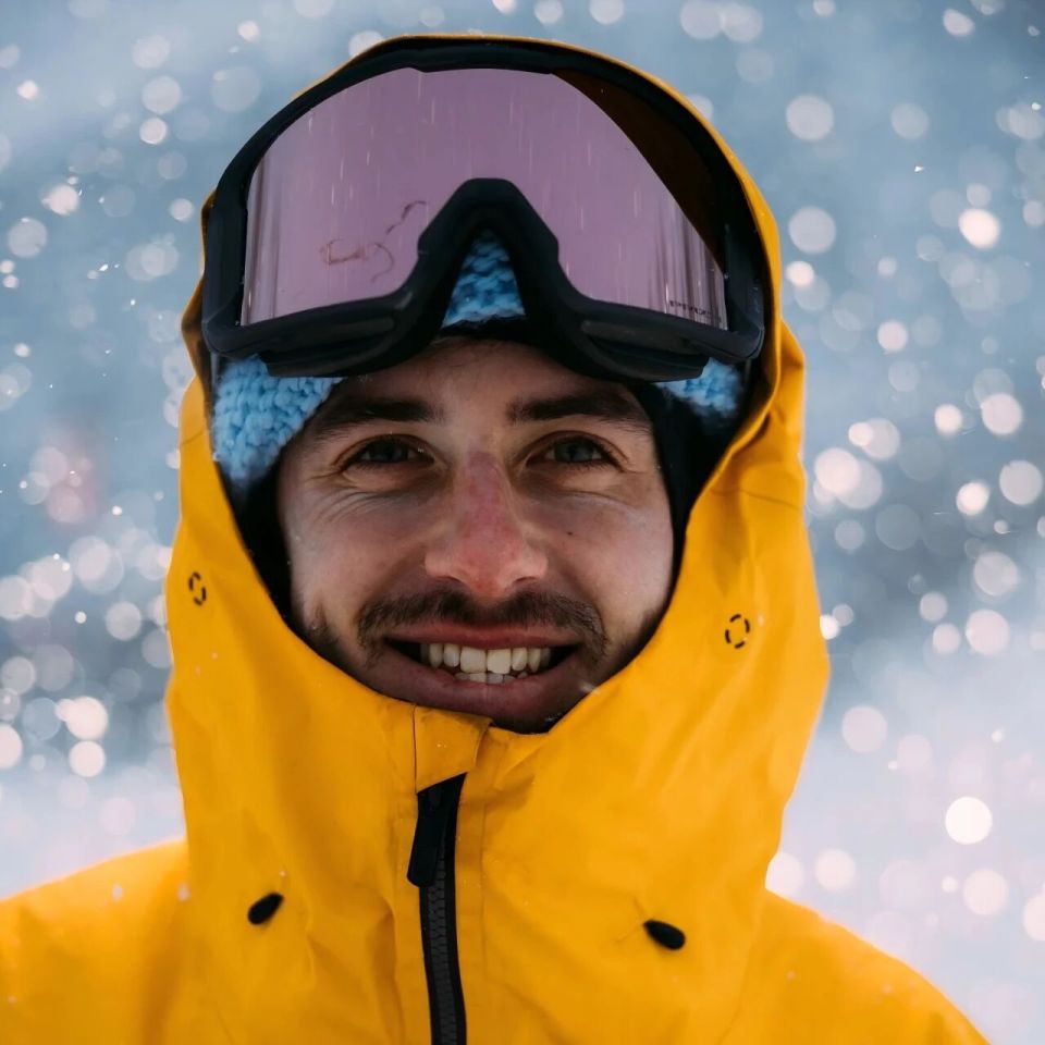 滑雪运动, 雪坡尽头向 滑雪运动, 雪坡尽头向